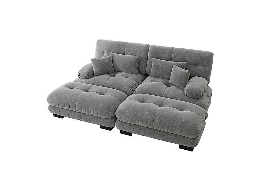 Odikalo 2-Sitzer Schlafsofa Polstersofa Ecksofa, Cloud Ecksofa für Wohnzimm günstig online kaufen