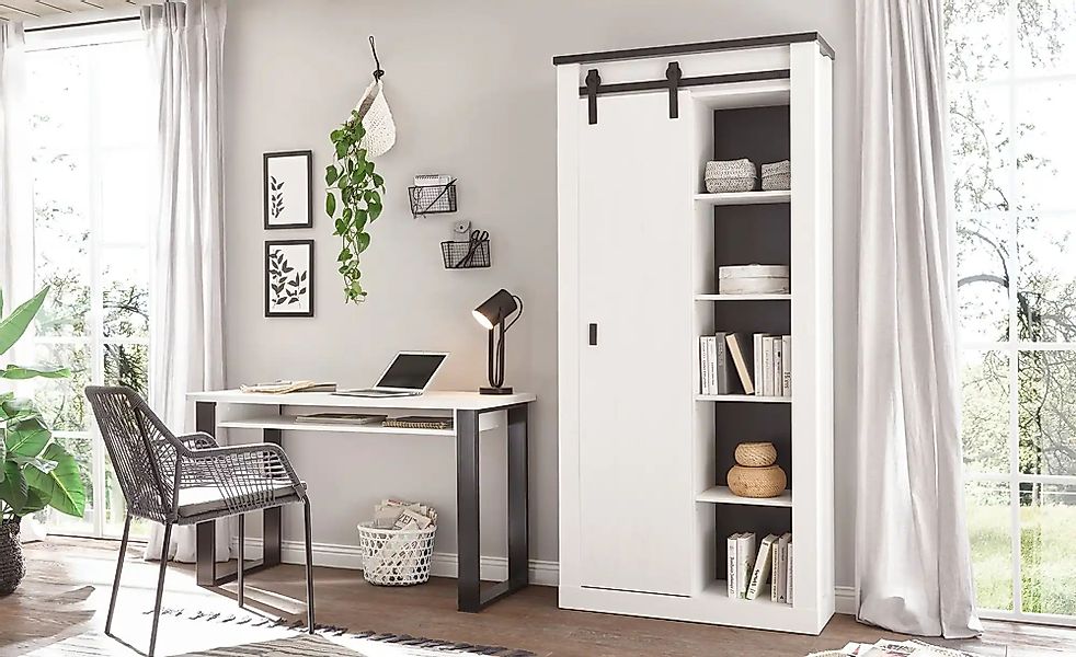 Mehrzweckschrank  Sintra ¦ holzfarben ¦ Maße (cm): B: 92 H: 200 T: 37.0 Sch günstig online kaufen