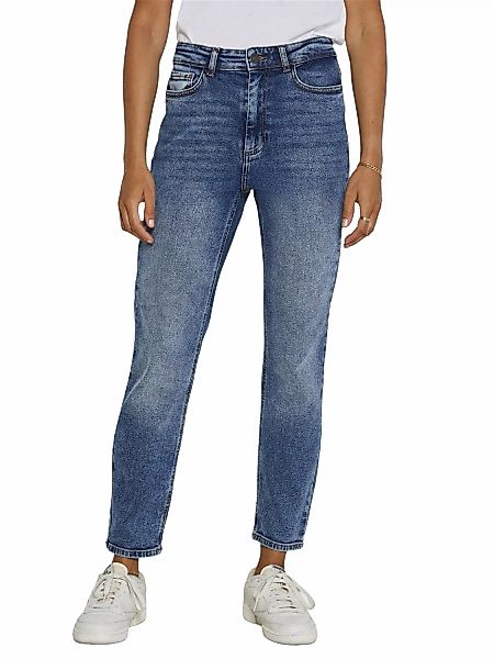 Noisy May Damen Jeans NMMON Straight Fit Blau - Dark Blue Denim günstig online kaufen