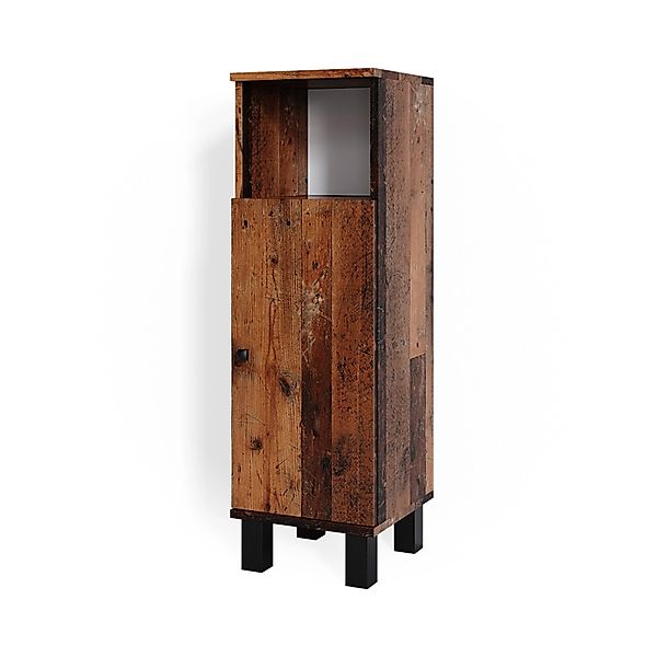 Vicco Midischrank Fynn Eiche Rustikal 30 x 95 cm günstig online kaufen