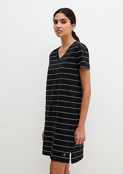 Marc O'Polo Nachthemd Mix N Match Cotton mit V-Ausschnitt und kurzen Ärmeln günstig online kaufen