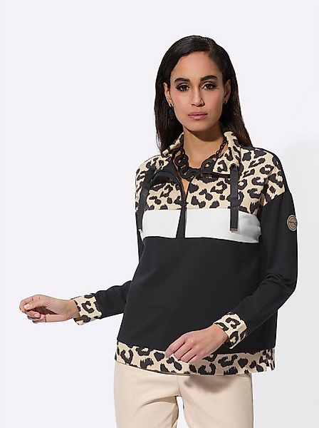 creation L Sweater Modal-Baumwoll-Sweatshirt Langarm günstig online kaufen