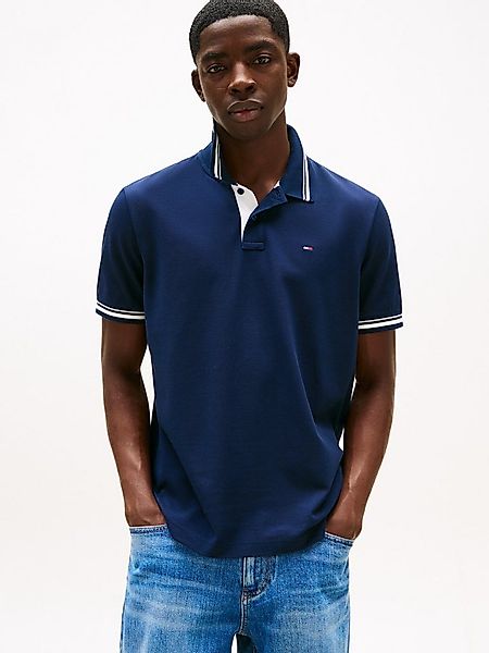 Tommy Jeans Poloshirt TJM REG TIPPED POLO EXT Mit Rundhalsausschnitt günstig online kaufen