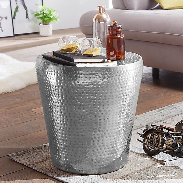 FINEBUY Beistelltisch Beistelltisch Dekotisch Metall Ablagetisch günstig online kaufen