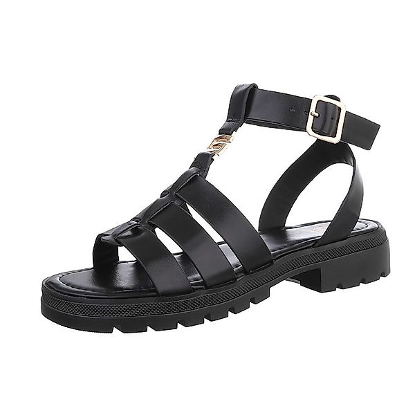 Ital-Design Damen Freizeit Riemchensandalette (86526999) Blockabsatz günstig online kaufen