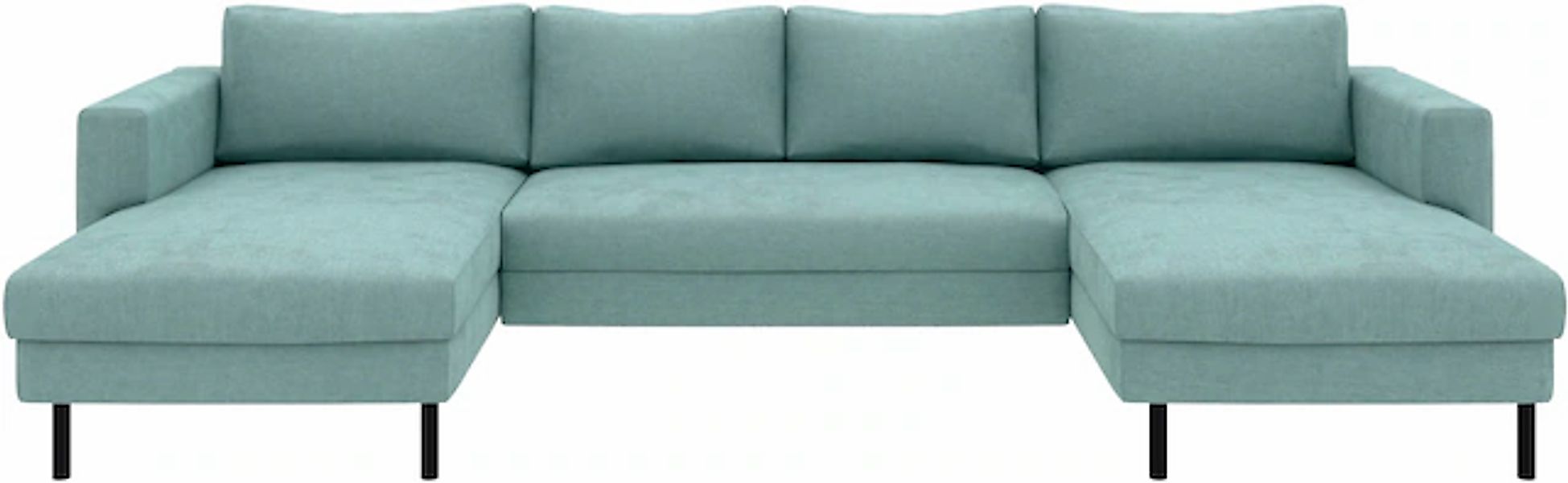 TRENDMANUFAKTUR Wohnlandschaft »Amazing II, wahlw. mit Schlaffunktion & Bet günstig online kaufen