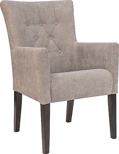 Home affaire Esszimmerstuhl "King" () 1 Stk.Esszimmerstuhl mit Knopfheftung günstig online kaufen