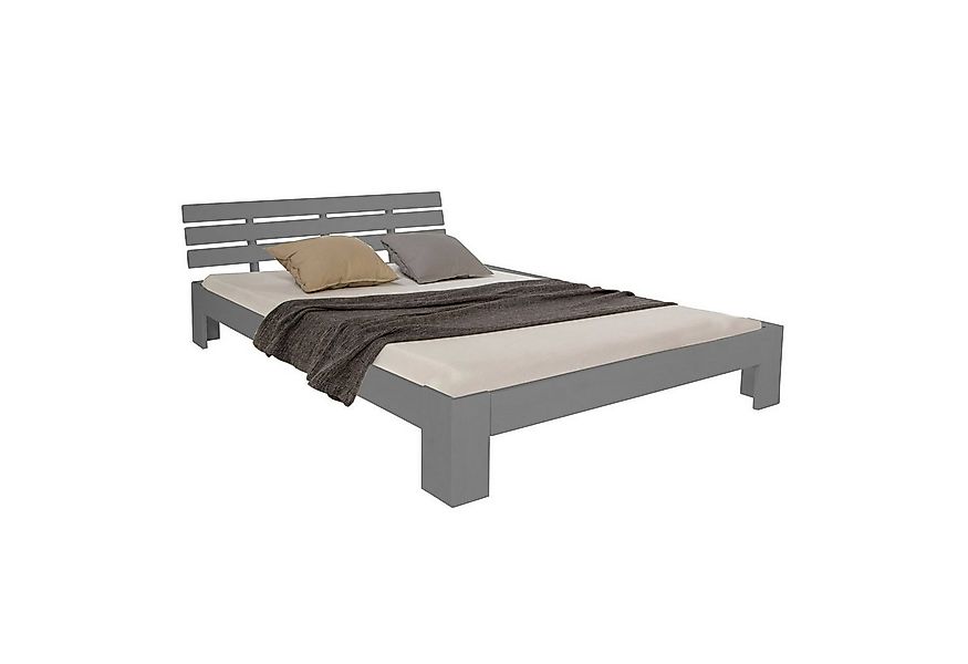 Homestyle4u Holzbett 90x200 120x200 140x200 160x200 180x200 Doppelbett Kopf günstig online kaufen