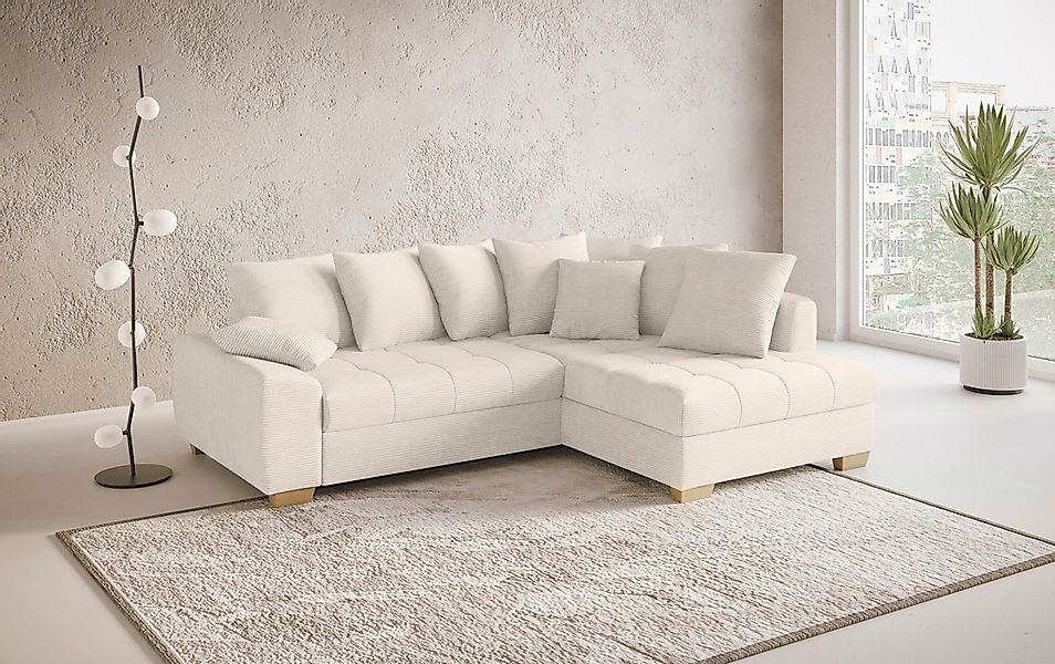 Mr. Couch Ecksofa "Nikita II, L-Form" Wahlweise mit Bettfunktion, Bettkaste günstig online kaufen