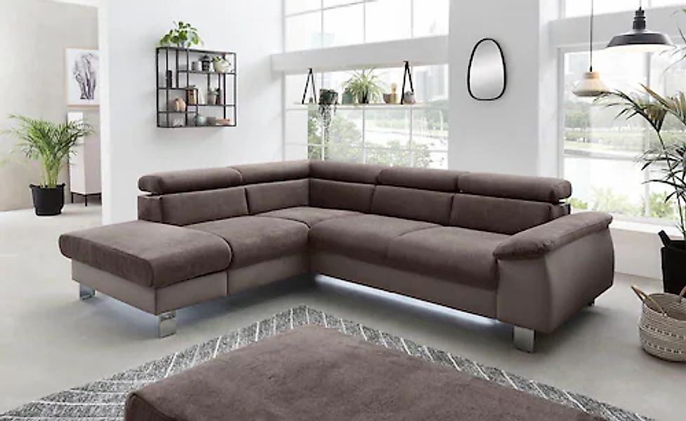 COTTA Polstergarnitur »Komaris L-Form«, (Set), Set bestehend aus: Ecksofa m günstig online kaufen