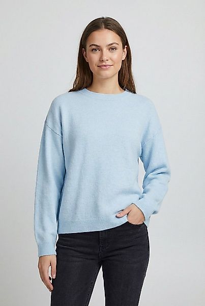 Vila Strickpullover VILIGA L/S O-NECK KNIT TOP - NOOS Materialmix, relaxed günstig online kaufen