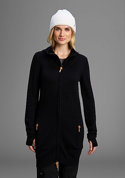 KangaROOS Kapuzenstrickjacke in schmeichelnder Longform günstig online kaufen
