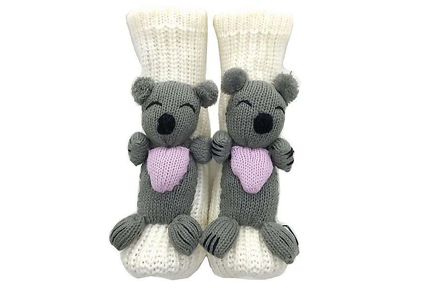 Bundviel Basicsocken 3D niedliche Tiere Socken gestrickte Tiere Boden Socke günstig online kaufen
