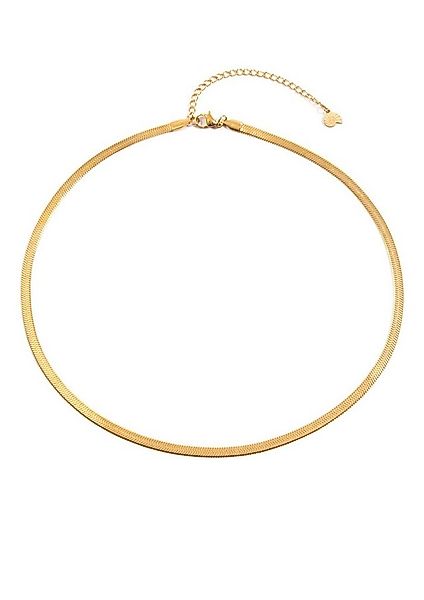 Hey Happiness Collier Schlangenkette Edelstahl Damen, 18K Roségold vergolde günstig online kaufen