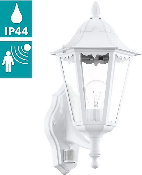EGLO Außen-Wandleuchte NAVEDO Wandlampe, Außenbeleuchtung, schwarz, silber- günstig online kaufen