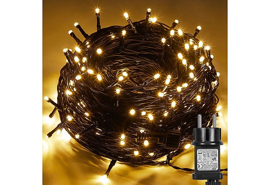 Rosnek Lichterkette 5-100M LED Lichterkette Weihnachtsbeleuchtung, mit 8 Mo günstig online kaufen