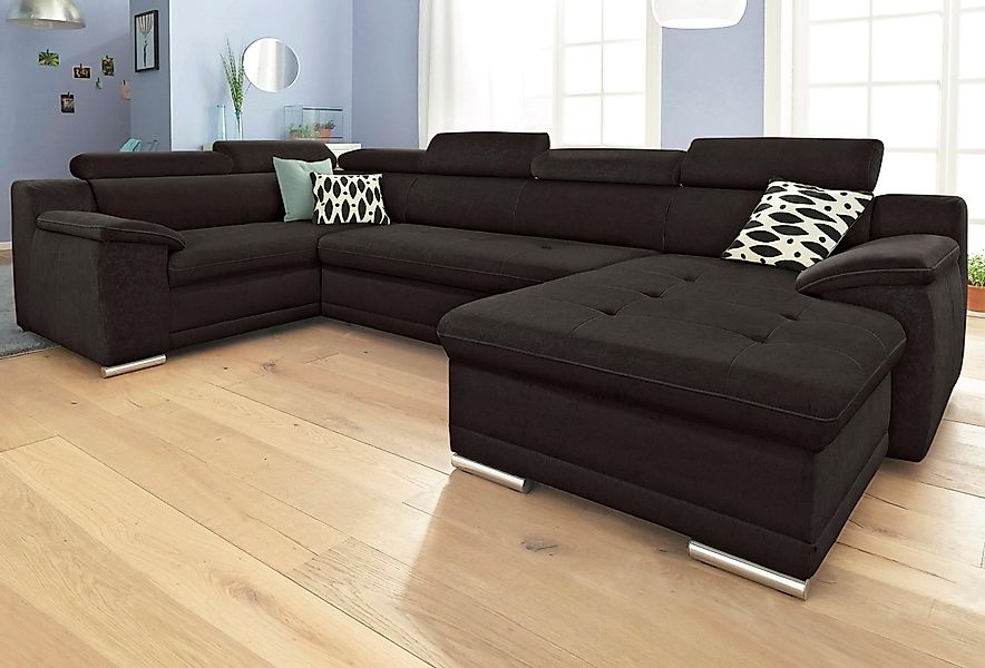 sit&more Wohnlandschaft Andiamo U-Form, mit Kopfteilverstellung, günstig online kaufen