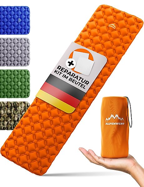 Alpenwert Isomatte Outdoor Camping Schlafmatte Aufblasbar günstig online kaufen