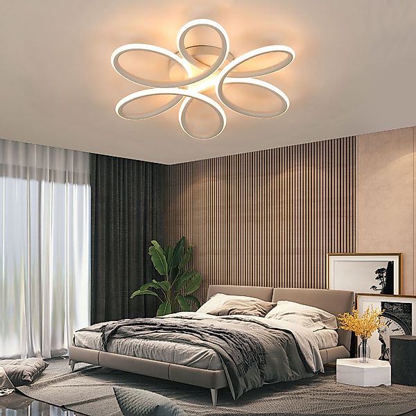 oyajia LED Deckenleuchte 60W/65W Modern Blumenförmiges günstig online kaufen