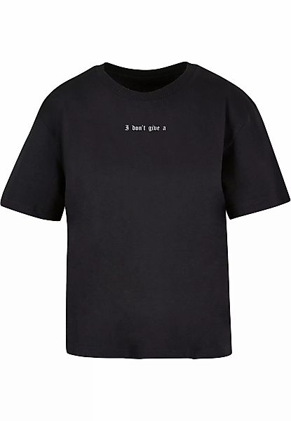 Miss Tee Kurzarmshirt "Miss Tee Damen I Dont Give A F Tee", (1 tlg.) günstig online kaufen