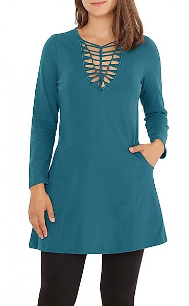 PUREWONDER Shirtkleid Langarm-Kleid A-Linien-Kleid dr9 Jersey günstig online kaufen