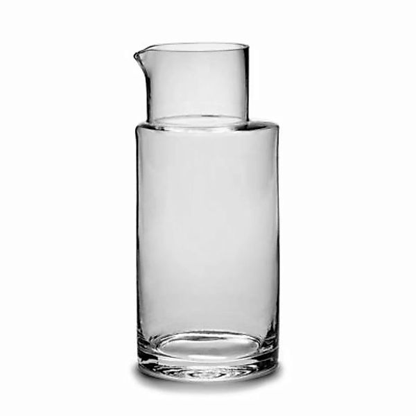 Karaffe Inner Circle glas grau / 150 cl - Glas - valerie objects - Grau günstig online kaufen