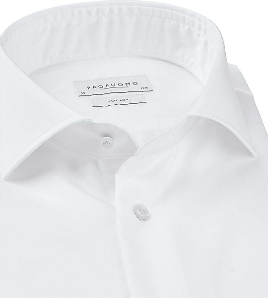 Profuomo Hemd Extra Lange Ärmel Cutaway Weiß - Größe 42 günstig online kaufen