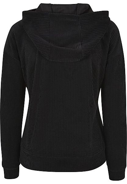 URBAN CLASSICS Kapuzensweatshirt Urban Classics Damen Ladies Velvet Rib Hoo günstig online kaufen
