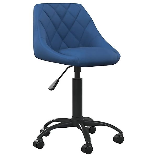 vidaXL Bürostuhl Blau Samt 3088850 günstig online kaufen