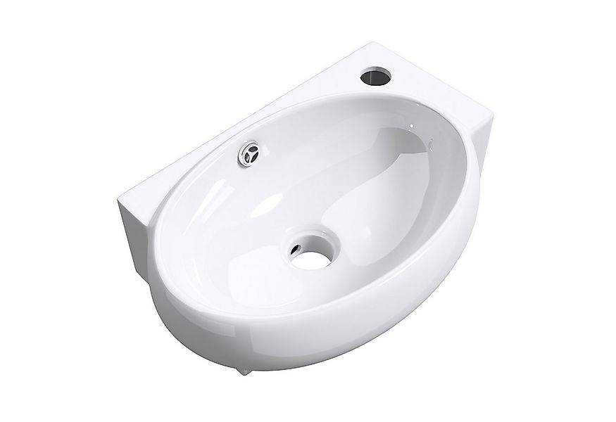 doporro Waschbecken Aufsatzwaschbecken keramik Hängewaschbecken Badezimmer günstig online kaufen