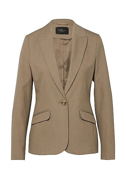 s.Oliver BLACK LABEL Jackenblazer mit 1-Knopf-Verschluss günstig online kaufen