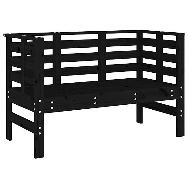 vidaXL Gartenbank Gartenbank Schwarz 111,5x53x71 cm günstig online kaufen