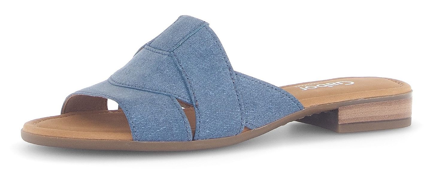 Gabor RHODOS Pantolette, Blockabsatz, Sommerschuh, Komfortschuh günstig online kaufen