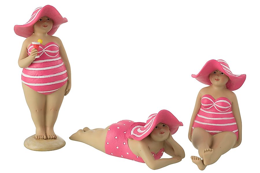 MF Dekofigur Dekofiguren Strandladies 3er Set günstig online kaufen