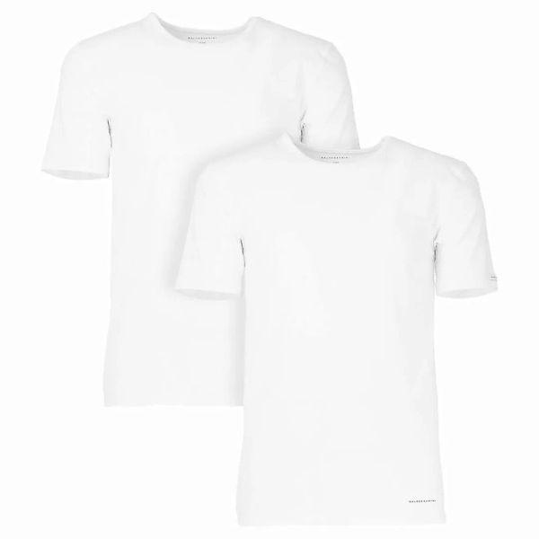 BALDESSARINI Herren Unterhemd 2er Pack - T-Shirt, Rundhals, Halbarm, Stretc günstig online kaufen