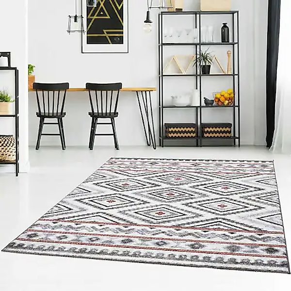 Carpet City Teppich »Moda 1129«, rechteckig, 11 mm Höhe, Kurzflor, Wohnzimm günstig online kaufen