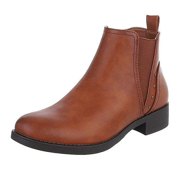 Ital-Design Elegante Chelsea-Boots für Damen mit modernen Details Stiefelet günstig online kaufen