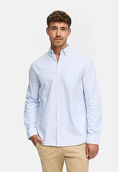 Indicode Langarmhemd Kepner mit Button-Down-Kragen und günstig online kaufen