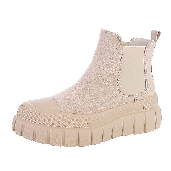 Ital-Design Damen Chelsea Freizeit Plateaustiefelette (80898125) günstig online kaufen