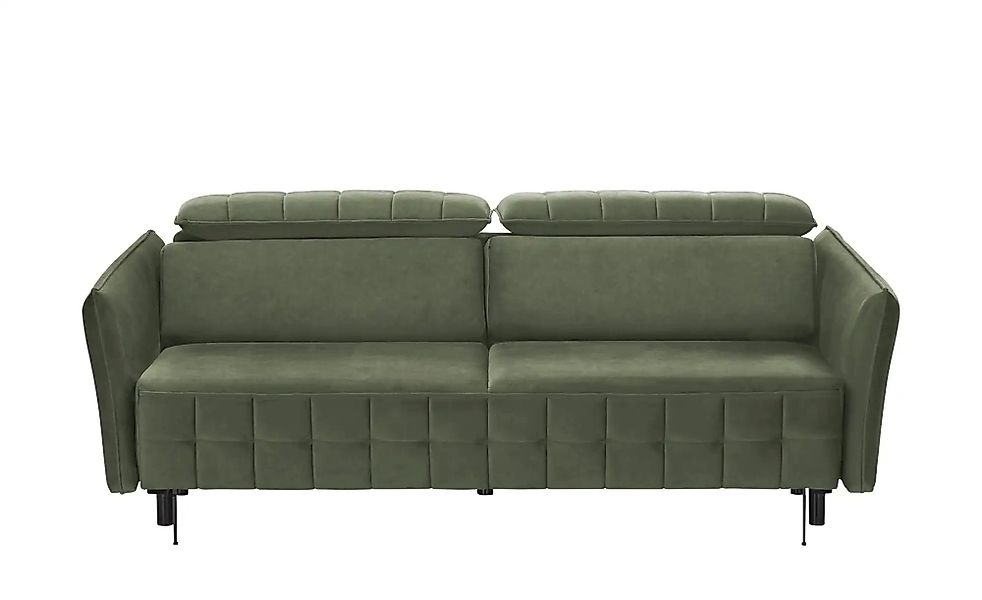 smart Schlafsofa mit verstellbaren Kopfstützen Momoka ¦ grün ¦ Maße (cm): B günstig online kaufen