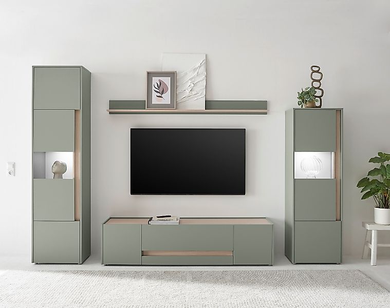 INOSIGN Wohnwand City/Giron, moderne Anbauwand, Komplettset günstig online kaufen