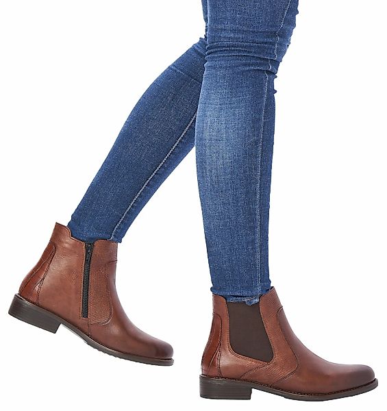 Remonte Chelseaboots, Blockabsatz, Stiefelette, Businesschuh, Besätze günstig online kaufen