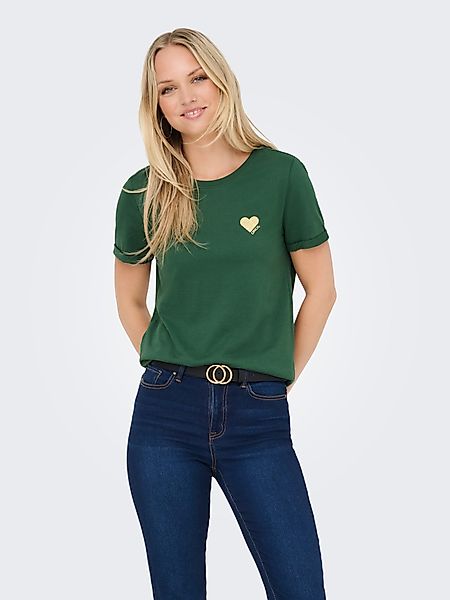 ONLY Kurzarmshirt ONLKITA S/S LOGO TOP günstig online kaufen