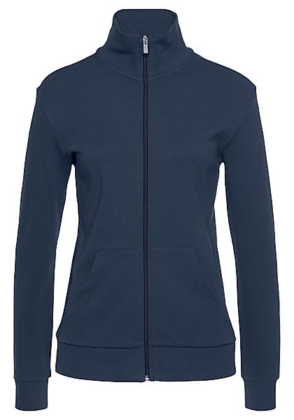 Bench. Loungewear Sweatjacke, mit Logostickerei am Stehkragen, Loungewear, günstig online kaufen
