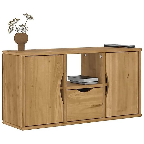 vidaXL Schrankmodule TV-Schrank mit Schublade ODDA 79x24x40 cm Massivholz K günstig online kaufen