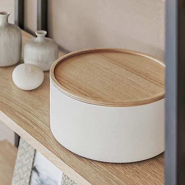 Yamazaki Aufbewahrungsbox "Rin" Aufbewahrungsdose mit Deckel günstig online kaufen
