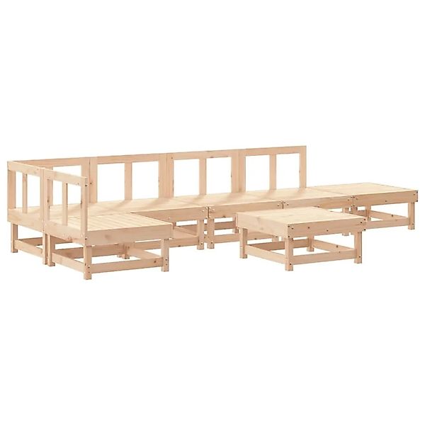 vidaXL 7-Tlg Garten-Lounge-Set Massivholz Kiefer 3186508 günstig online kaufen
