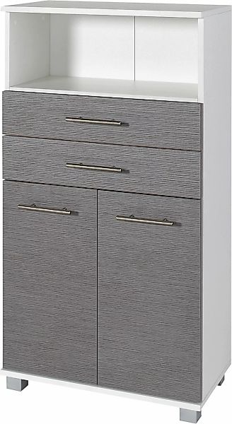 welltime Midischrank "Emmi, Breite 59 cm", 2 Türen, Metallbeschläge günstig online kaufen