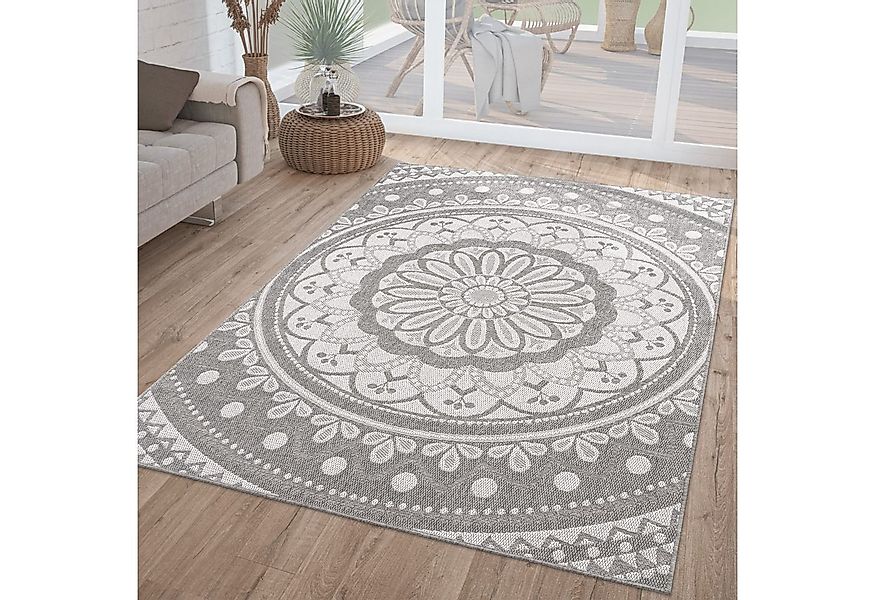 TT Home Teppich, Rechteckig, Höhe: 4 mm, In-& Outdoorteppich Wetterfest Gar günstig online kaufen