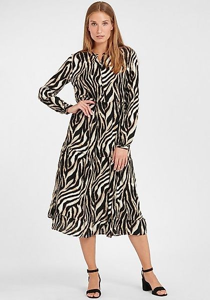 b.young Blusenkleid BYISOLE LONG - 20807855 A-Linienkleid mit floralem Must günstig online kaufen